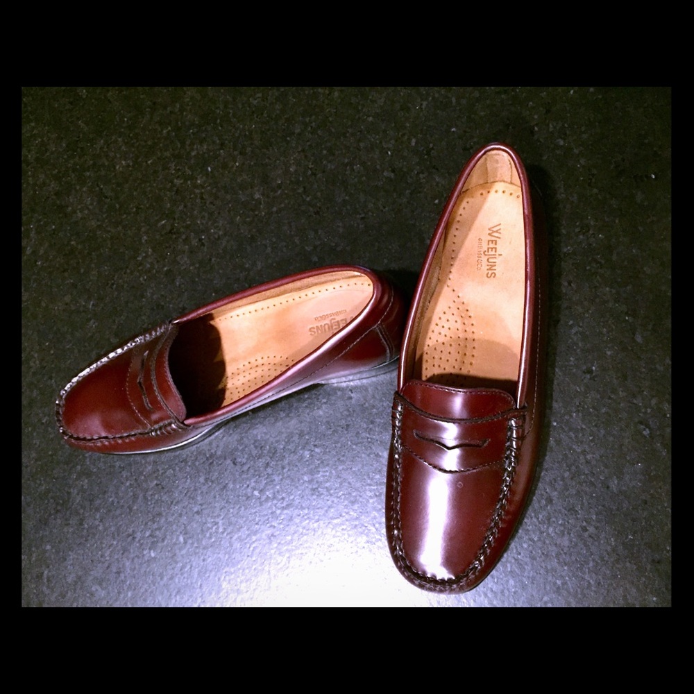 GH Bass & Co Wayfarer Loafers | Burgundy | Sz 8M